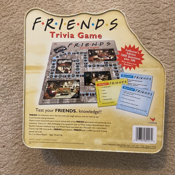 💛 FRIENDS Trivia Game Tin Collector's Edition  - Picture 4 of 4